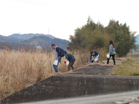 土器川　上流の調査2