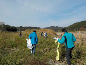 まんのう町～丸亀市を流れる土器川の上流の調査1