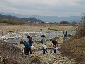 土器川　中流の調査2