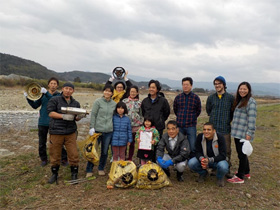 土器川　中流の調査4