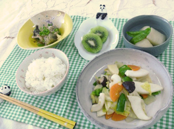 イカの華風炒めの写真