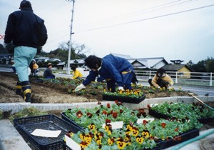 緑化活動の様子