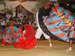 大獅子と呼ばれる獅子の二頭立て