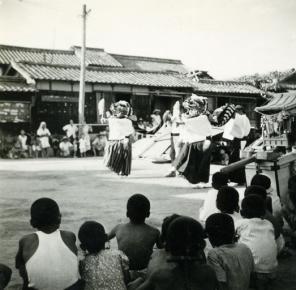 島に来た伊勢大神楽