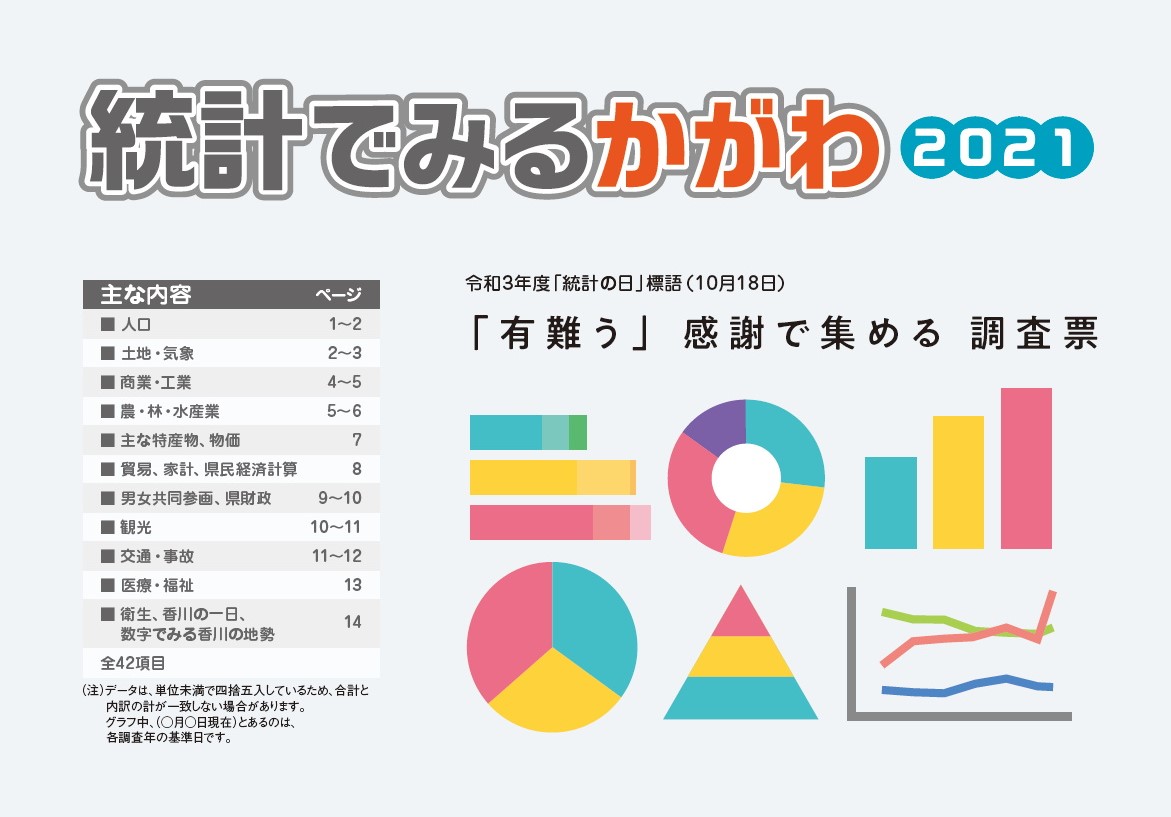 統計でみるかがわ2021表紙
