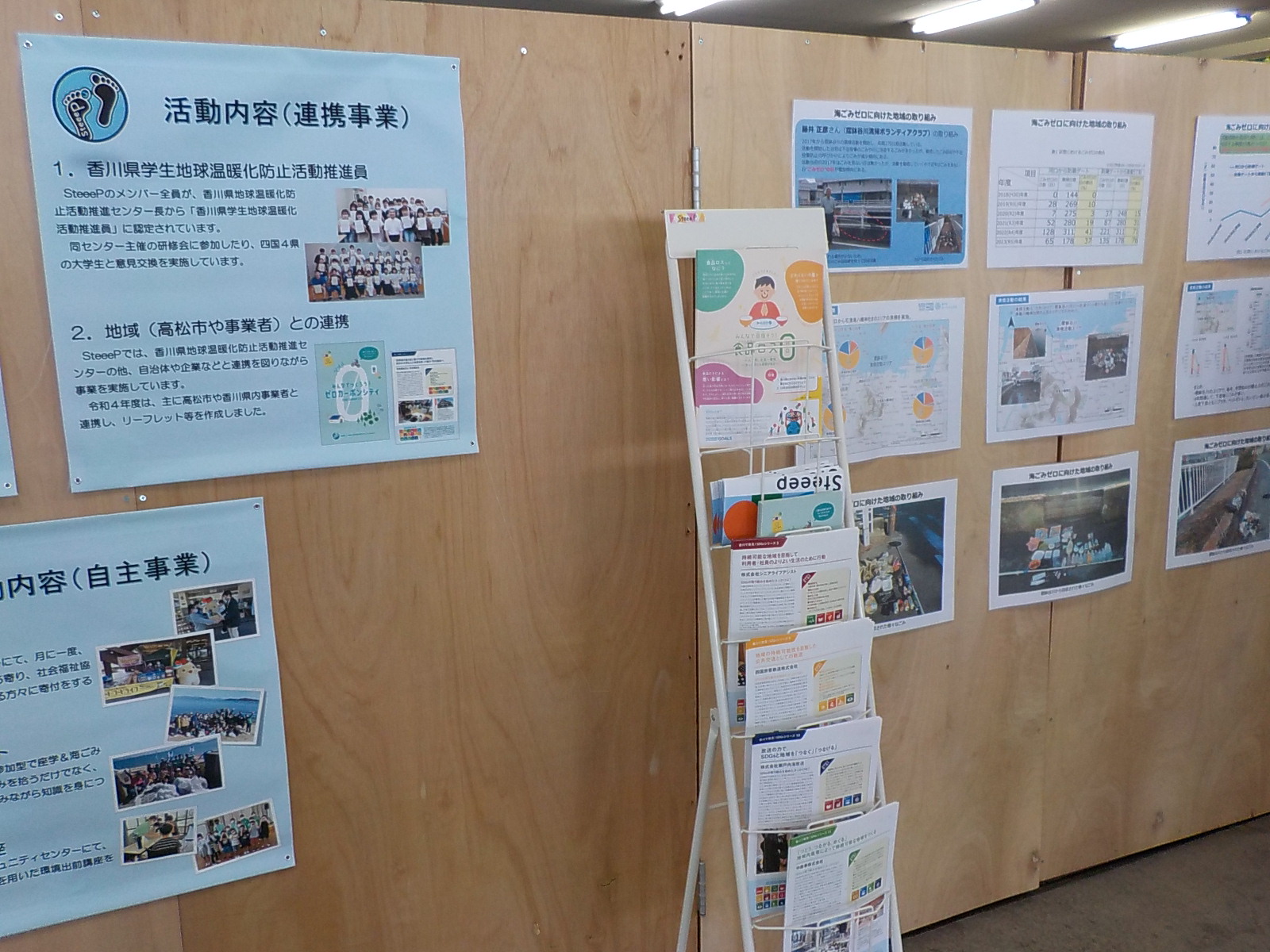 パネル展示の様子