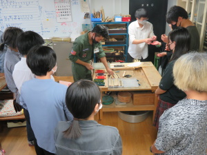 オープンキャンパス実習室見学