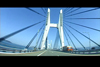 The Seto Ohashi Bridge,which links Honshu and Shikoku